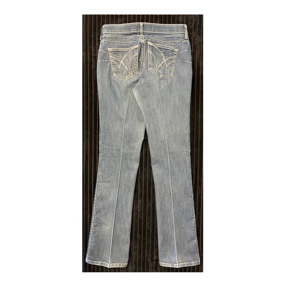 Wrangler Women’s Q-Baby Bootcut Jeans Size 9/10 Stretch Medium Wash 35” - Picture 2 of 3